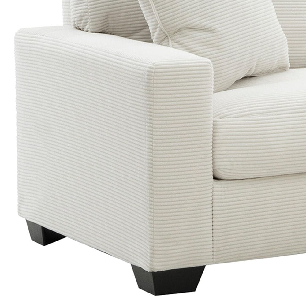 Ashley Greenbriar Stationary Sofa Chaise in Ivory, , large