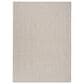 Nourison Horizon HOZ02 Grey 6" x 9" Indoor/Outdoor Area Rug, , large