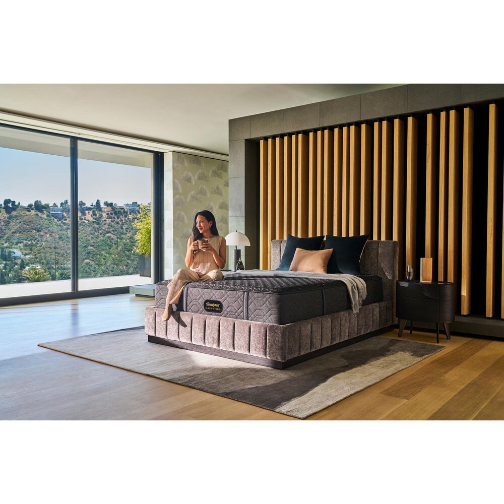 Simmons Company Black Hybrid Series Three Medium Pillow Top Full Mattress, , large