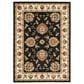 Safavieh Lyndhurst LNH555 8" x 11" Black and Ivory Area Rug, , large