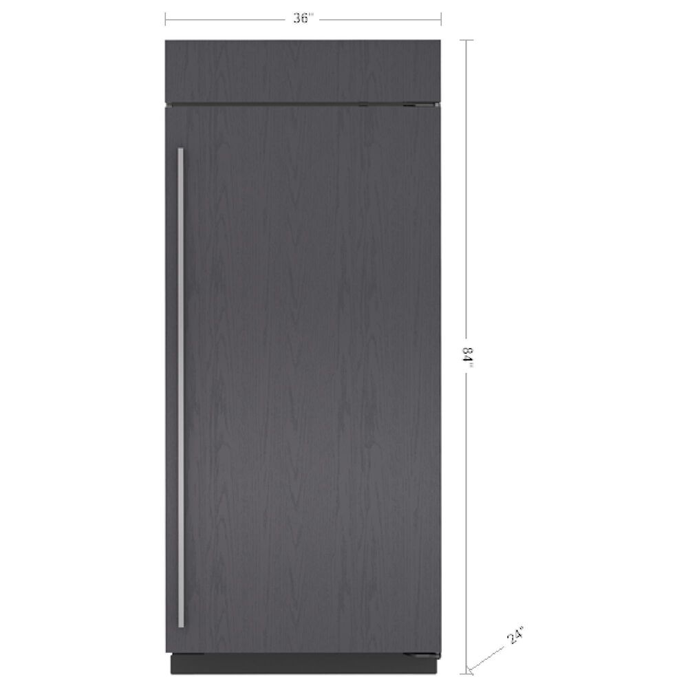 Sub Zero 22.8 Cu. Ft. Classic Right Hinge Built-In Refrigerator with Internal Water Dispenser in Panel Ready, , large
