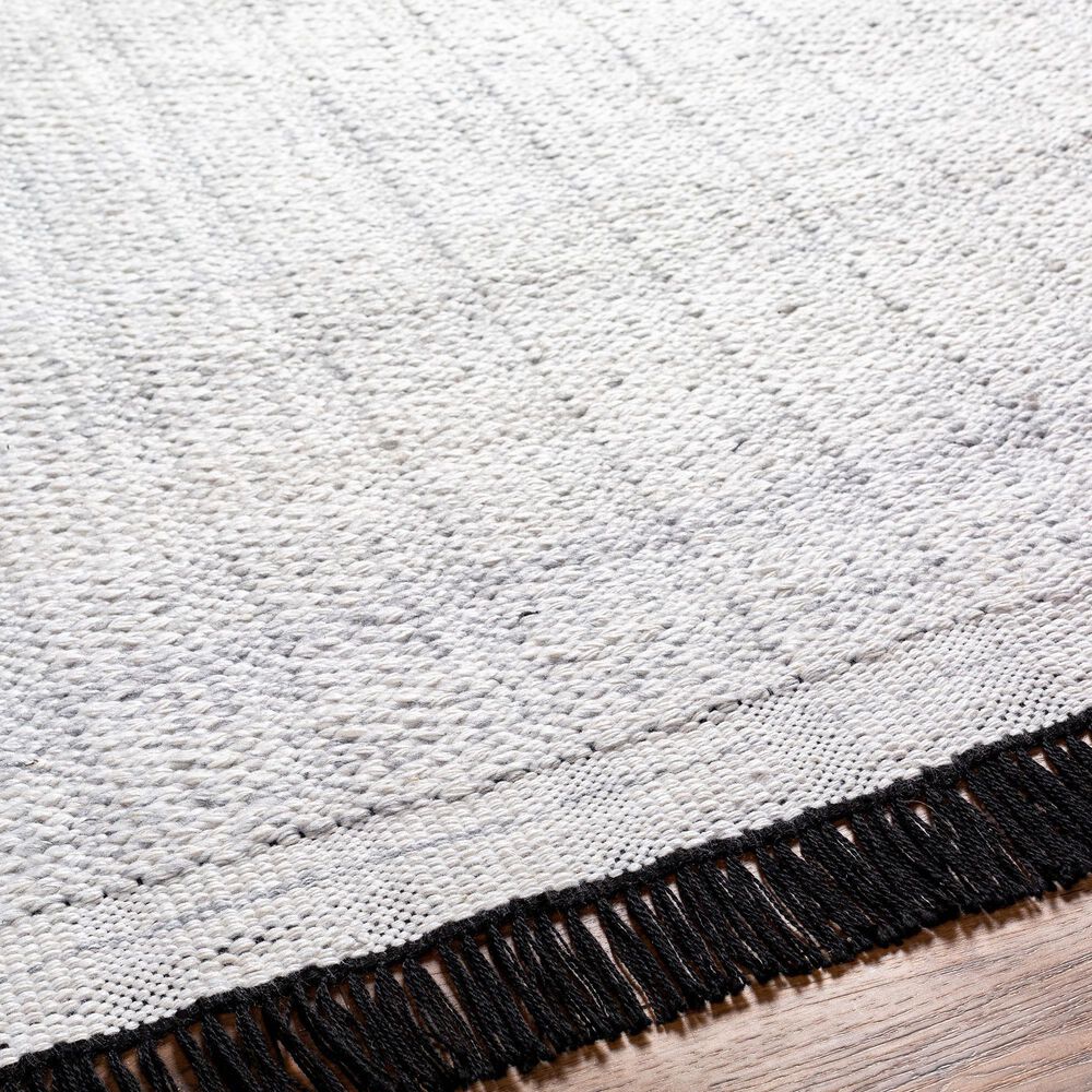 Surya Clover 2&#39; x 3&#39; Light Grey Area Rug, , large