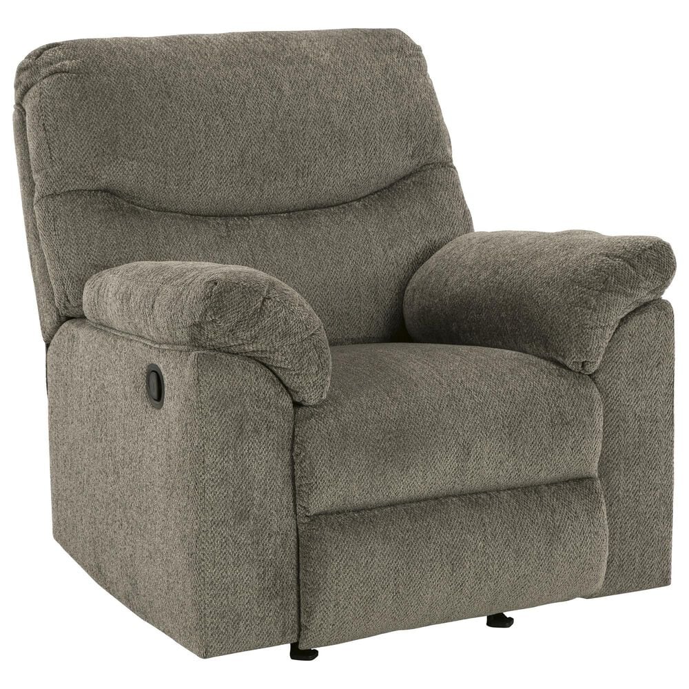 Ashley Alphons Manual Rocker Recliner in Putty, , large