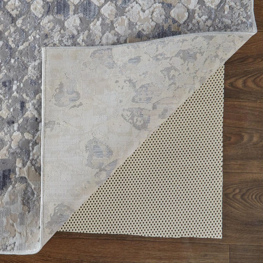 Feizy Laina 3&#39; x 12&#39; Blue and Gray Runner, , large