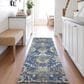 Dalyn Rug Company Silk Road Navy, Gold, Copper, Blue, Teal, Mocha and Fern 2"3" x 7"6" Runner, , large