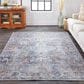 Feizy Percy 4" x 6" Blue and Multicolor Area Rug, , large