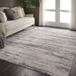 Nourison Rustic Textures RUS04 9"3" x 12"9" Beige and Grey Area Rug, , large