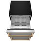 Thor Kitchen Gordon Ramsay 5.4 Cu. Ft. Undercounter Drawer Refrigerator with Bronze Handle Kit in Stainless Steel, , large