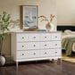 Walker Edison Spencer 6-Drawer Dresser in White, , large