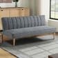 Lifestyle Solutions Salem Convertible Sofa in Gray, , large