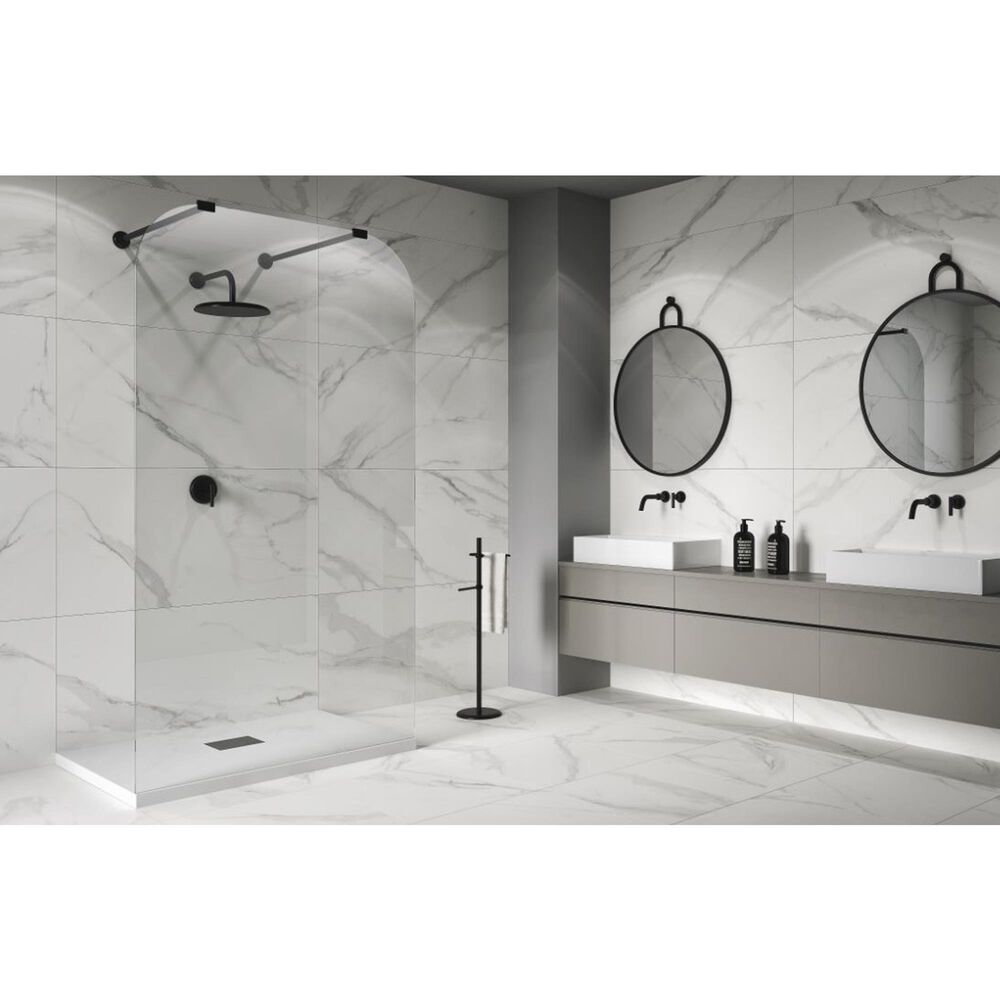 Herregan Marmara Blanco 12&quot; x 24&quot; Glossy Porcelain Tile, , large