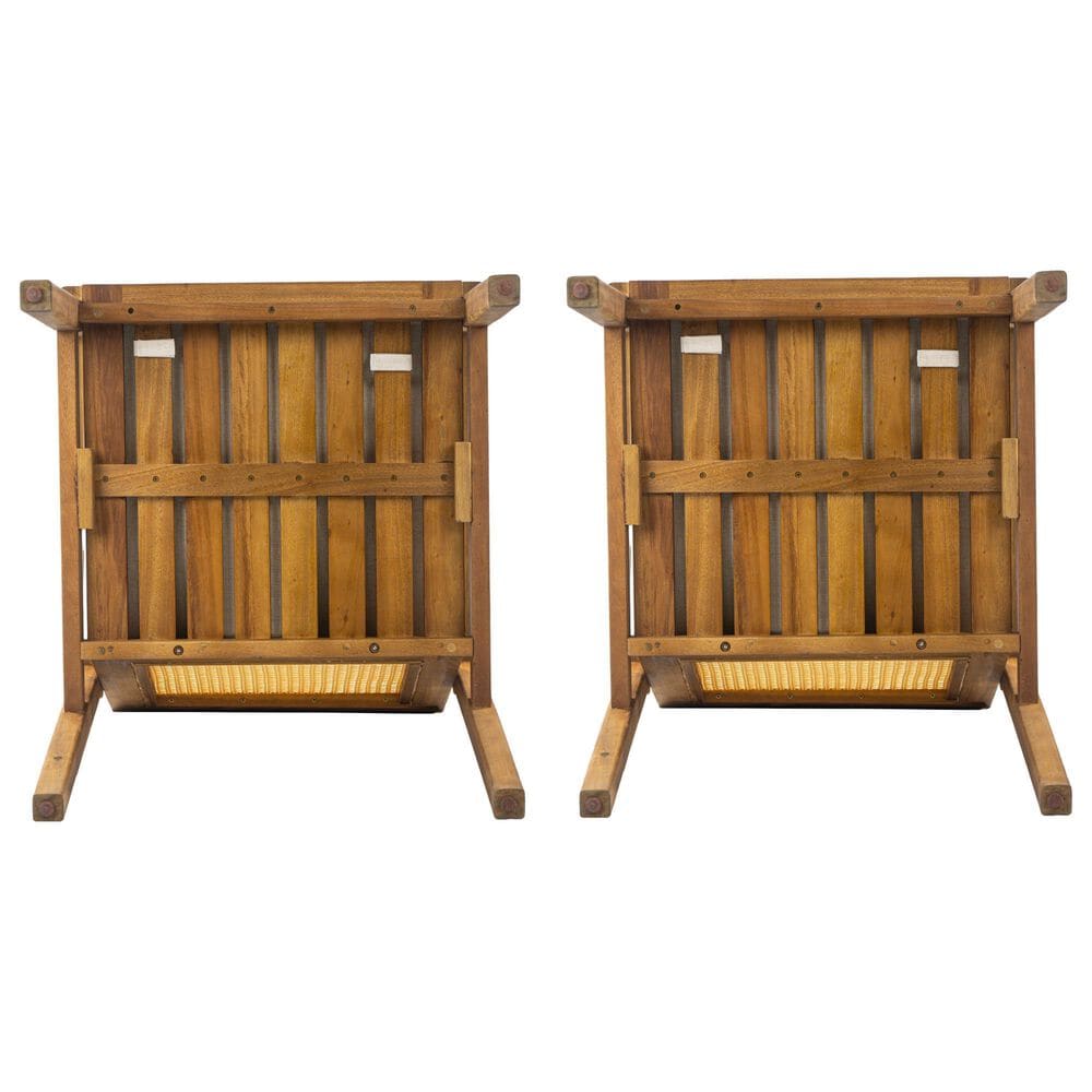 Hearth and Haven Preston Outdoor Dining Chair in Beige (Set of 2), , large