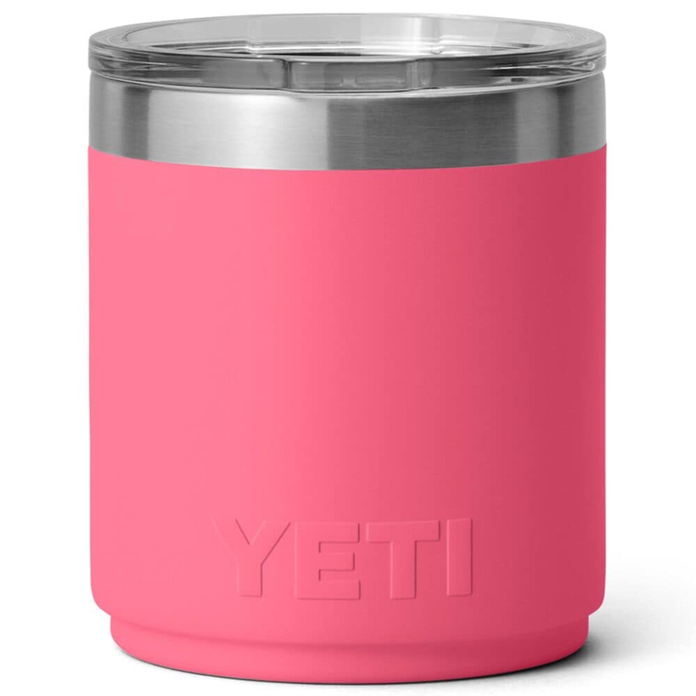 YETI Rambler 10 Oz Stackable Lowball 2.0 with MagSlider Lid in Tropical Pink, , large