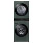 LG Single Unit Front Load LG WashTower with Center Control 4.5 Cu. Ft. Washer and 7.4 Cu. Ft. Gas Dryer in Nature Green, , large
