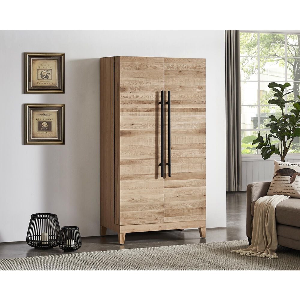 Imperial Fulton Bar Cabinet in Reclaimed Oak, , large