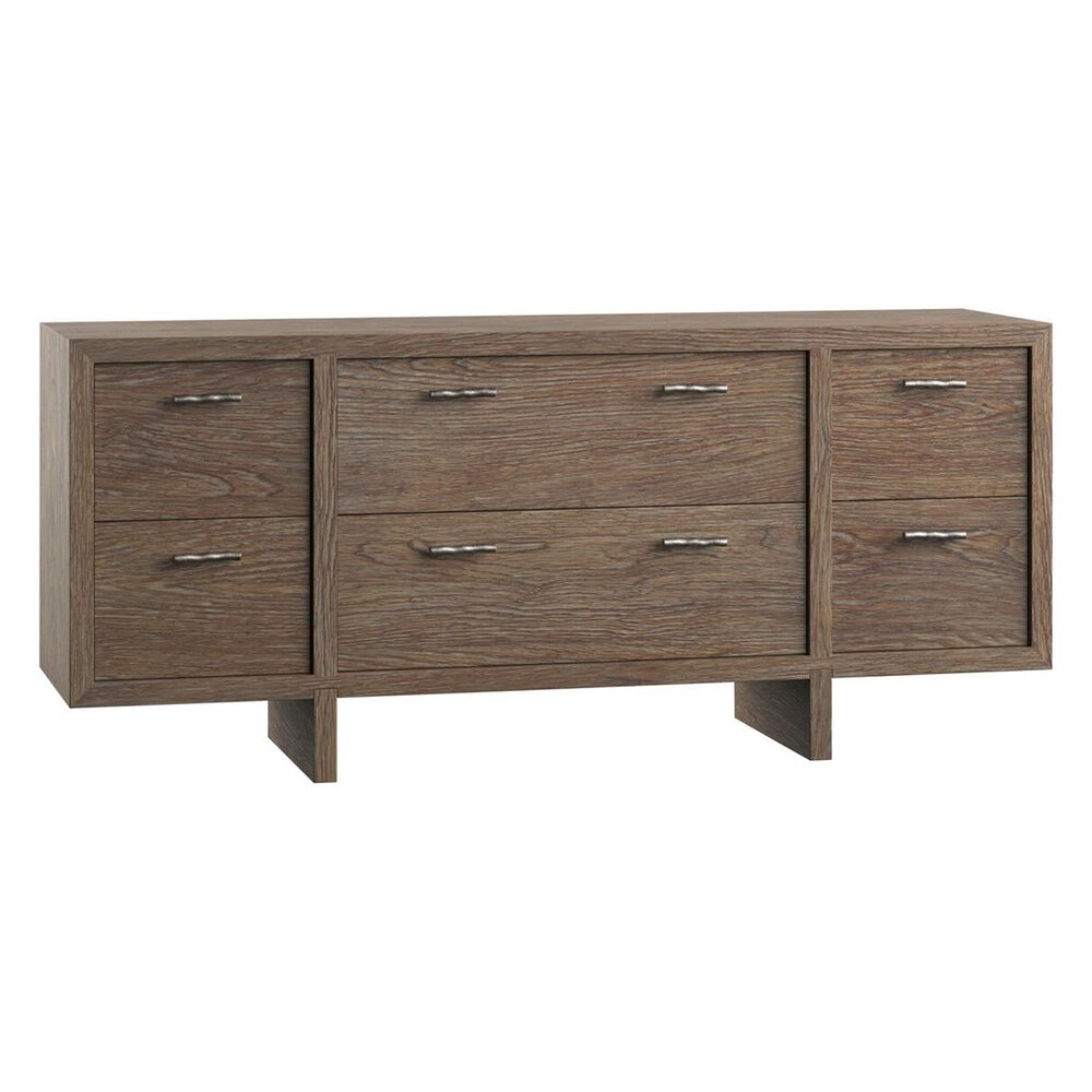 Bernhardt Casa Paros 6 Drawer Dresser in Anthracite without Mirror, , large