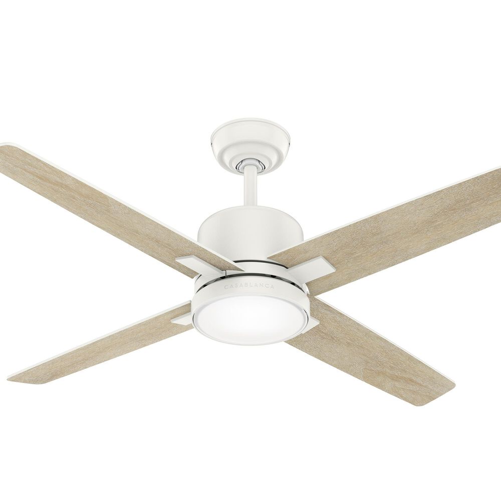 Hunter Axial 52&quot; Ceiling Fan with LED in Fresh White, , large