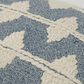 Rizzy Home 14" x 20" Diamond and Striped Down Filled Lumbar Pillow in Blue, , large