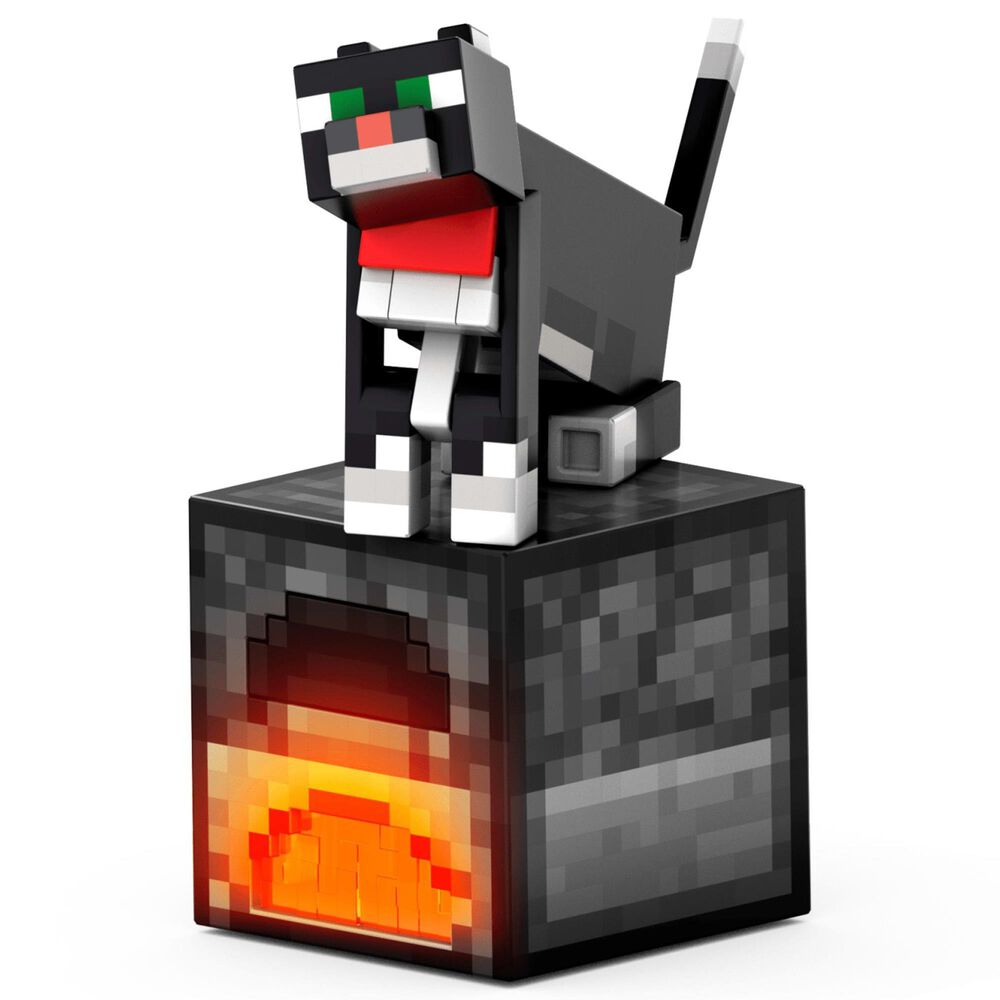 Mattel Minecraft Diamond Level Tuxedo Cat Action Figure, , large