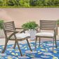 Hearth and Haven Helen Outdoor Dining Chair in Cream (Set of 2), , large