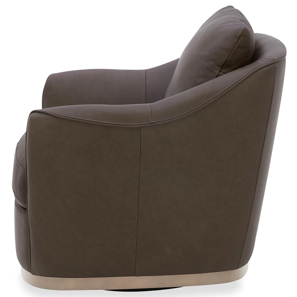 Kuka Home Cooper Swivel Chair in Isla Chocolate, , large