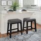 Linon Home Decor Kennedy Counter Stool in Black, , large