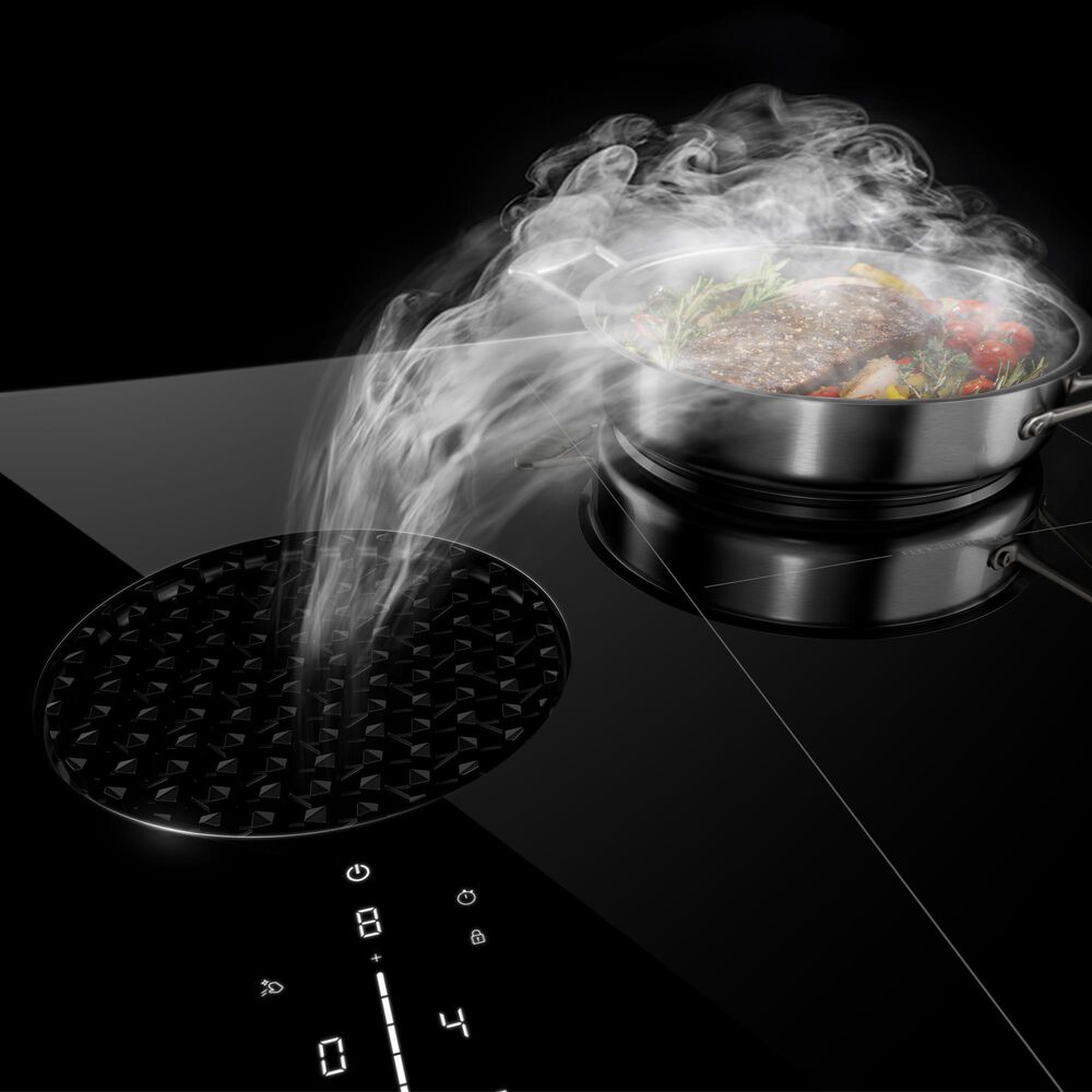 JennAir 30" Induction Downdraft Cooktop in Black, , large