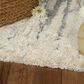 Kas Oriental Rugs Merino Horizon 3"9" x 5"11" Ivory and Grey Area Rug, , large