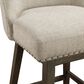 Valor Living Granville Swivel Counter Stool with Wheat Upholstered in Grey, , large