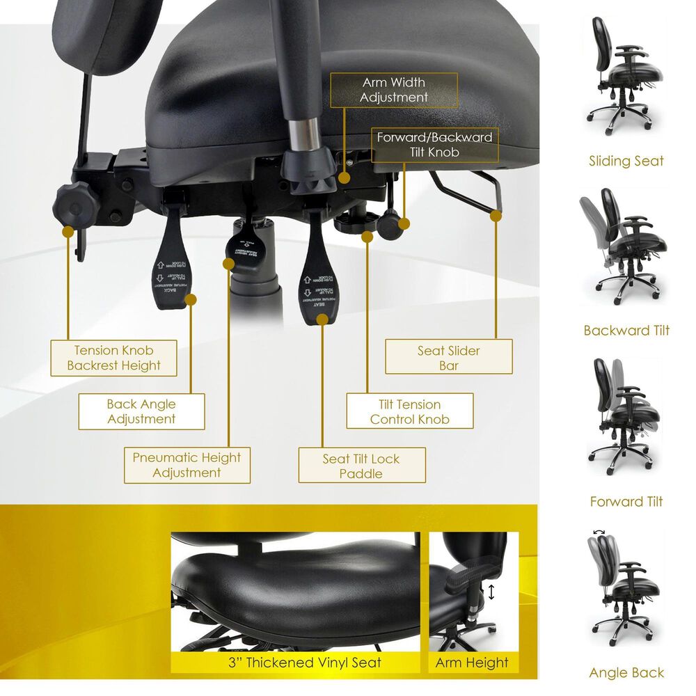 Regency Global Sourcing Conley Office Guest Chair in Black, , large