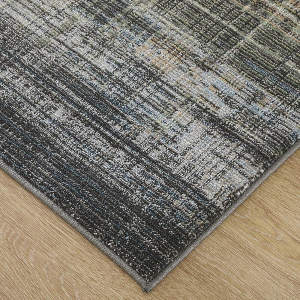 Feizy Greenwich Green and Black 12' x 15' Area Rug, , large