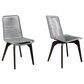 Blue River Island Outdoor Dining Chair with Silver Rope Seat in Dark Eucalyptus (Set of 2), , large