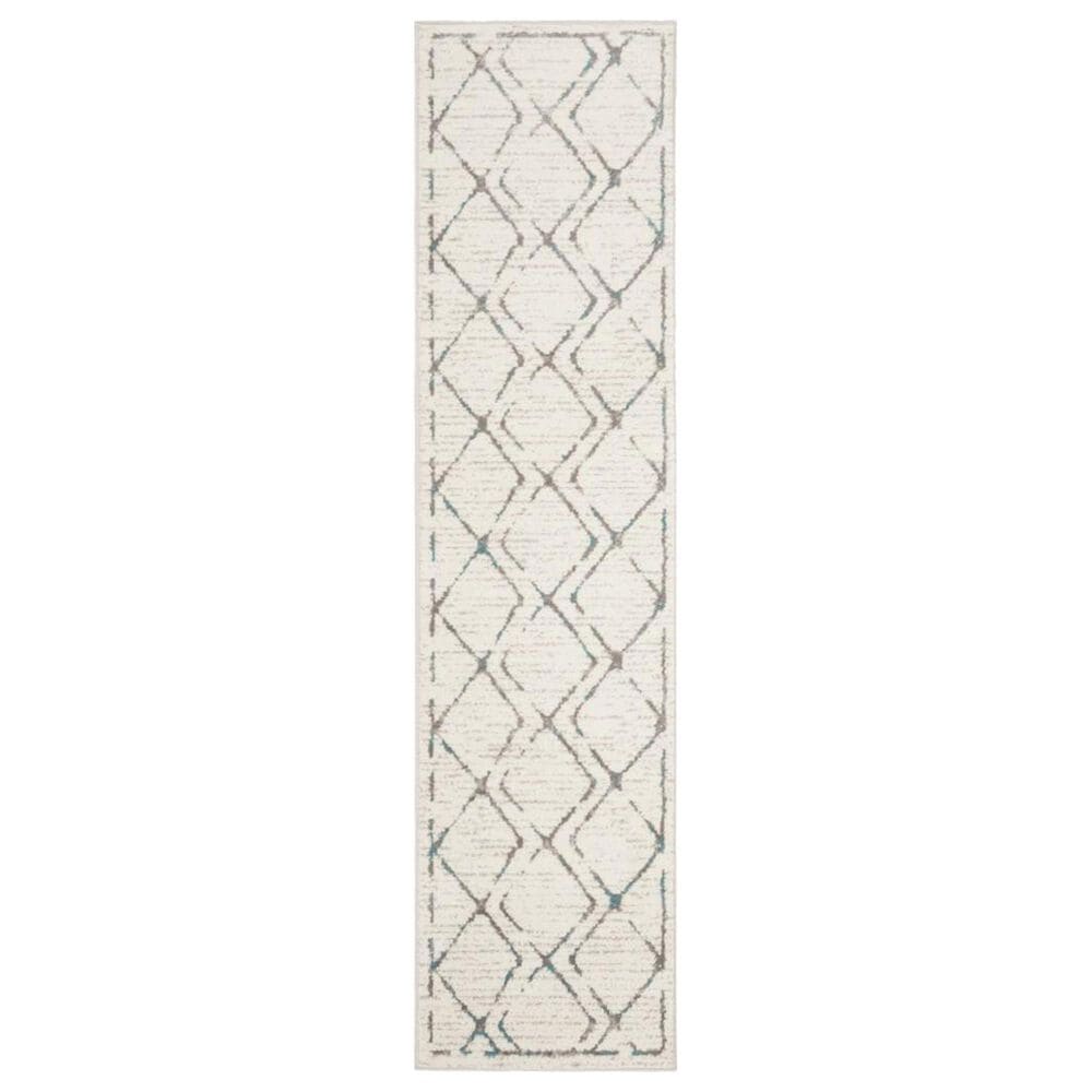 Safavieh Skyler SKY197D 2" x 10" Ivory and Blue Runner, , large
