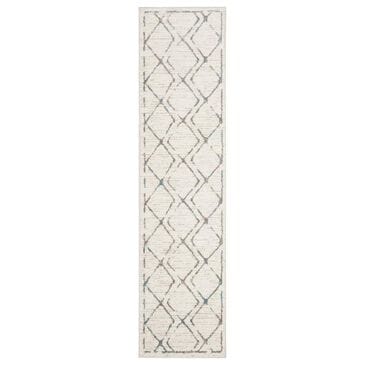 Safavieh Skyler SKY197D 2" x 10" Ivory and Blue Runner, , large
