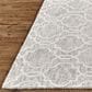 Feizy Belfort Light Gray 12" x 15" Area Rug, , large
