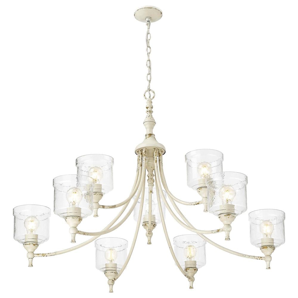 Golden Lighting Keating 9-Light Chandelier in Antique Ivory, , large