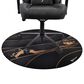 Arozzi Zona Microfiber Noise Dampening and Scratch Protection Anti-Slip Chair Mat in Black Gold, , large