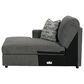 Ashley Edenfield 3-Piece Right Facing U-Shaped Sectional with Chaise in Charcoal, , large