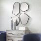 Uttermost Linneah Mirror in Black (Set of 4), , large