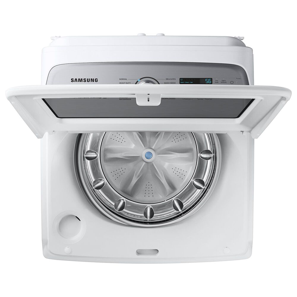 Samsung 5.5 cu. ft. Extra-Large Capacity Smart Top Load Washer with Super Speed Wash in White, , large