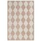 Nourison Positano Geometric Beige 4" x 6" Indoor/Outdoor Area Rug, , large
