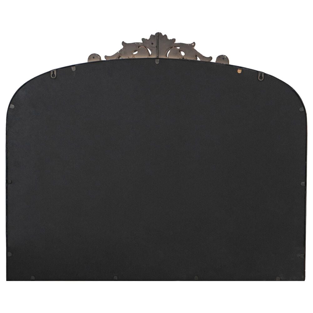 Hearth and Haven Arch Wall Mirror with Baroque Inspired Frame in Gold, , large