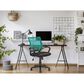 CorLiving Workspace Office Chair with Teal Mesh Back, , large