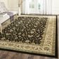 Safavieh Lyndhurst LNH316 8" x 11" Black and Ivory Area Rug, , large