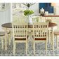 A-America British Isles Table in Buttermilk and Merlot with 2-12" Leaves, , large