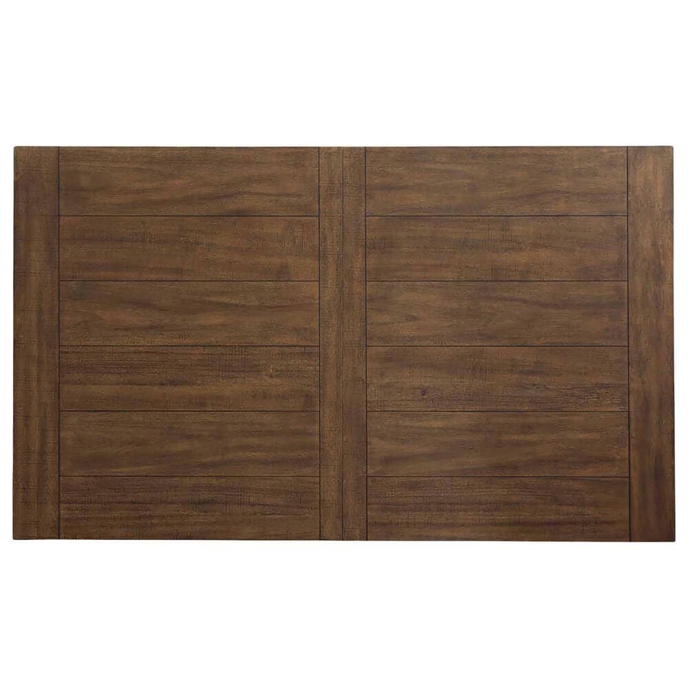 Crystal City Garland 7-Piece Rectangular Dining Set in Toffee, , large