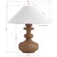 Southern Lighting Anton Table Lamp in Brown, , large