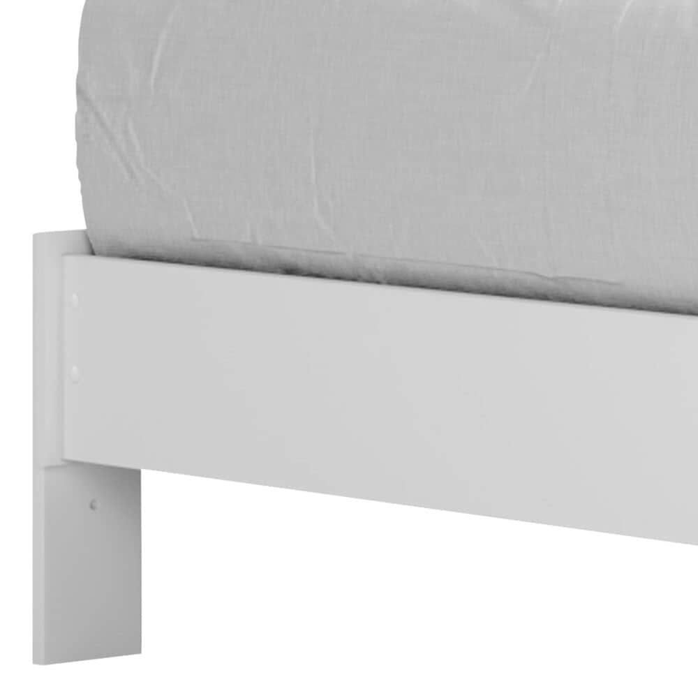 Ashley Piperton Twin Platform Bed in Matte White, , large