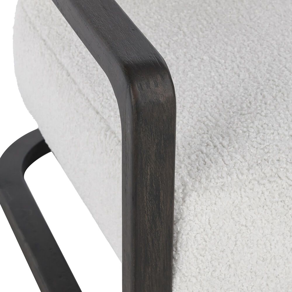 Classic Home Pierce Accent Chair in Sherpa, , large