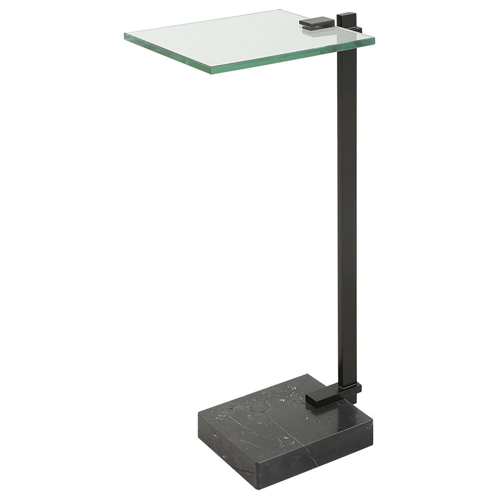Uttermost Butler Accent Table in Black, , large